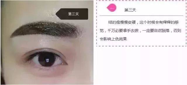 纹眉后的七天,你将经历什么?