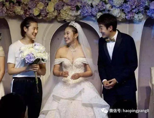 国乒两国手大婚!丁宁亮相婚礼敲打新郎 他救过媳妇命