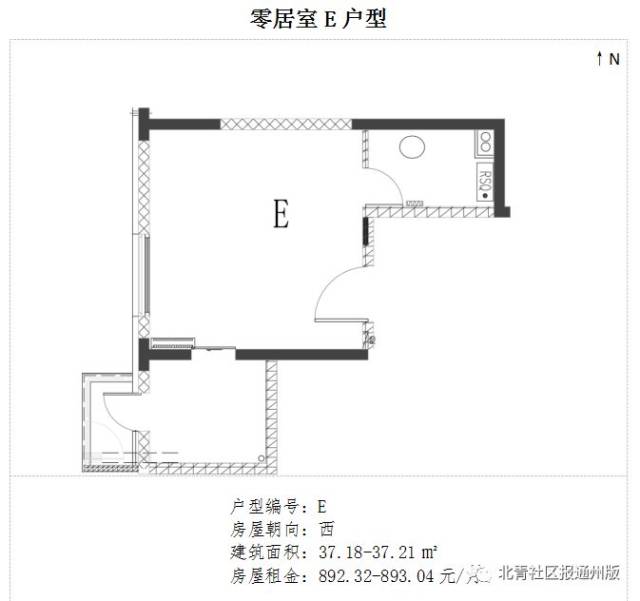 户型图 燕保·梨园家园公租房项目户型图 平台声