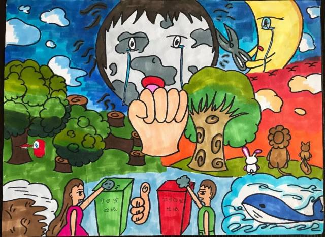 乐清市中小学生"美丽乐清 我是行动者"环保绘画比赛获奖名单公布啦