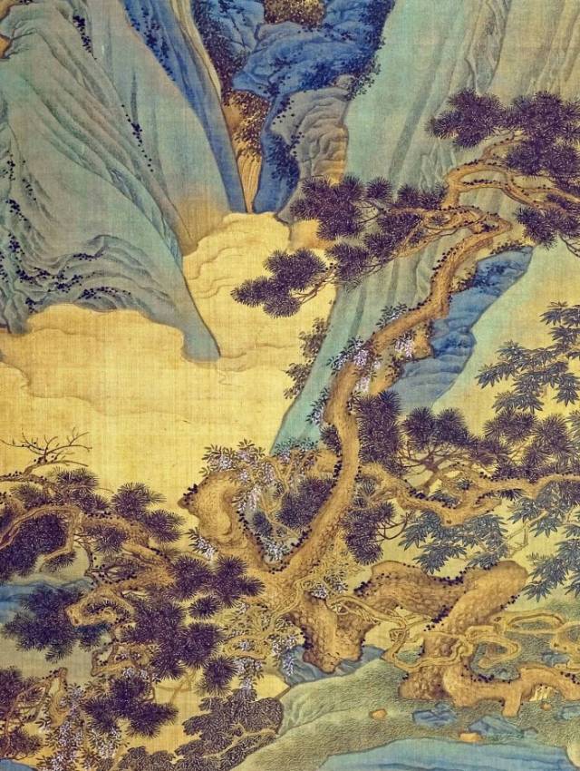 名画鉴赏:明 仇英代表作《桃源仙境图(天津博物馆藏)高清