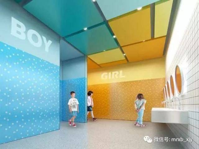 教学楼卫生间前厅效果图