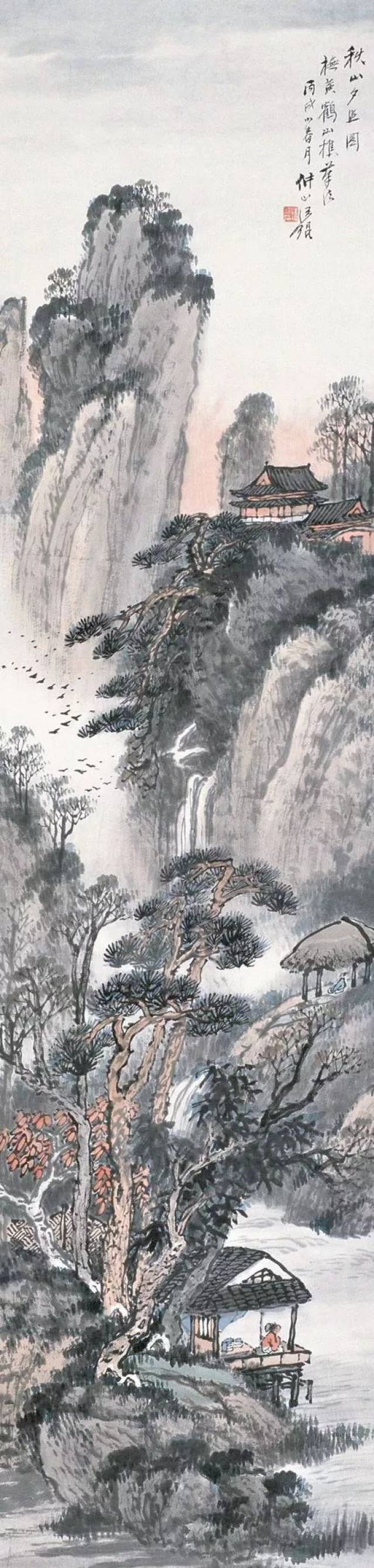 高古淡雅|汪琨山水作品赏析(80幅)