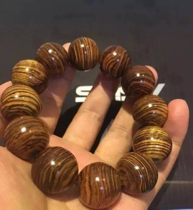 海黄虎皮纹手串