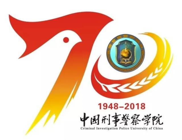 中国刑事警察学院70周年logo