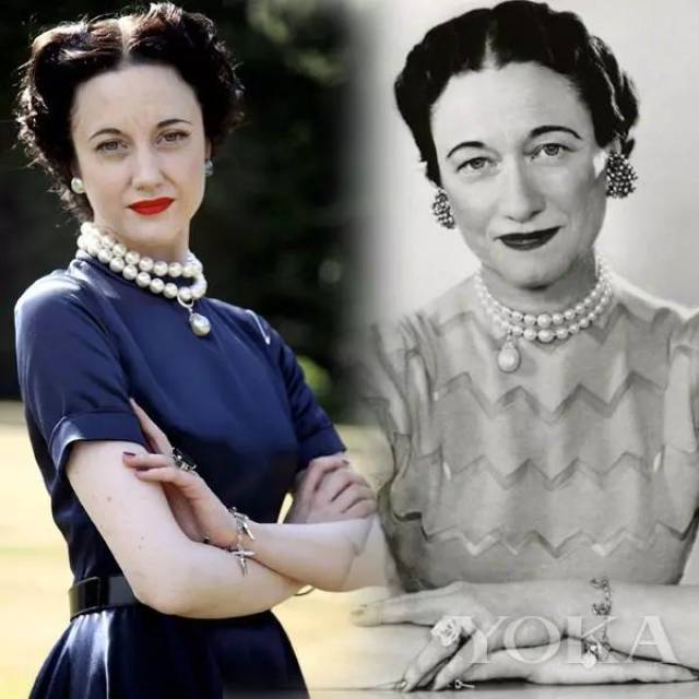 而她是 温莎公爵夫人沃丽斯·辛普森wallis simpson.