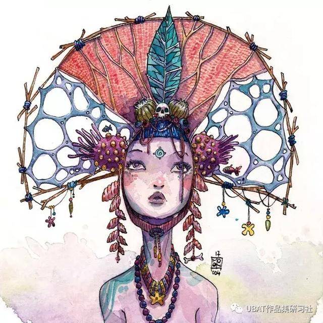(mute) 二者的不同之处 1 绘画工具的不同 传统手绘插画,一般使用各种