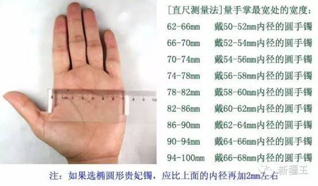 测量手镯尺寸的方法