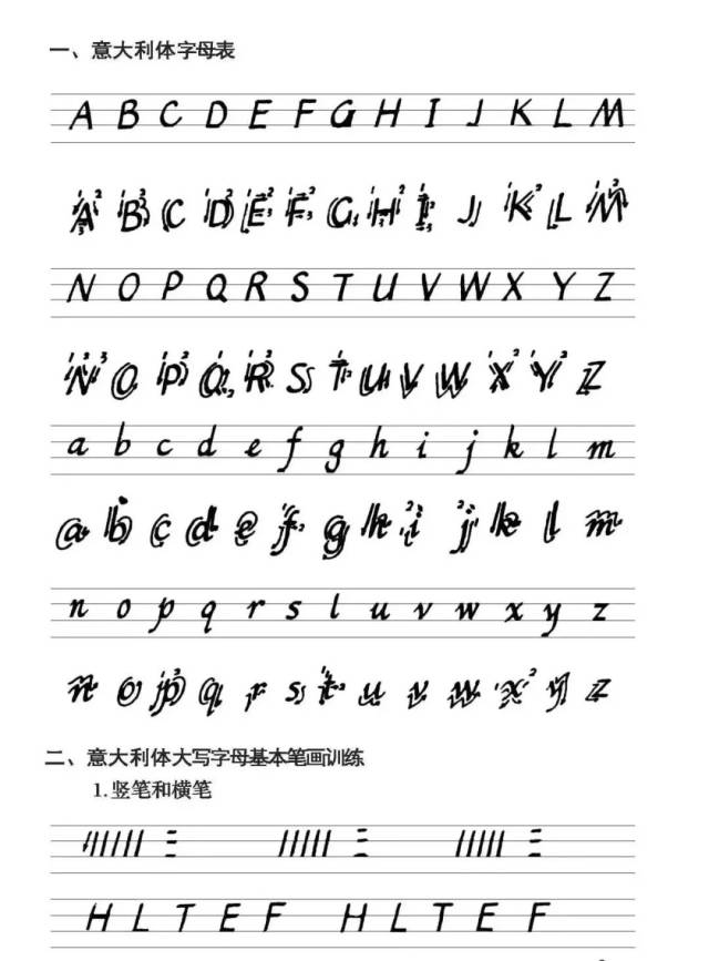 a b c d e g h k l m n o q r s u v w y z 2 需要两笔写完的字母