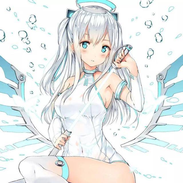 二次元动漫美图精选,银发少女专题