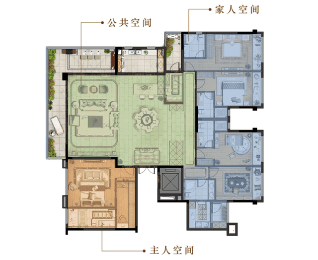 约克郡精装大平层全屋智能精装 构建家庭生活的非凡享受