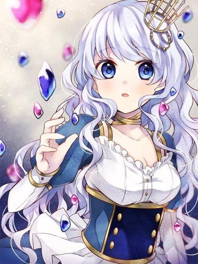 二次元动漫美图精选,银发少女专题
