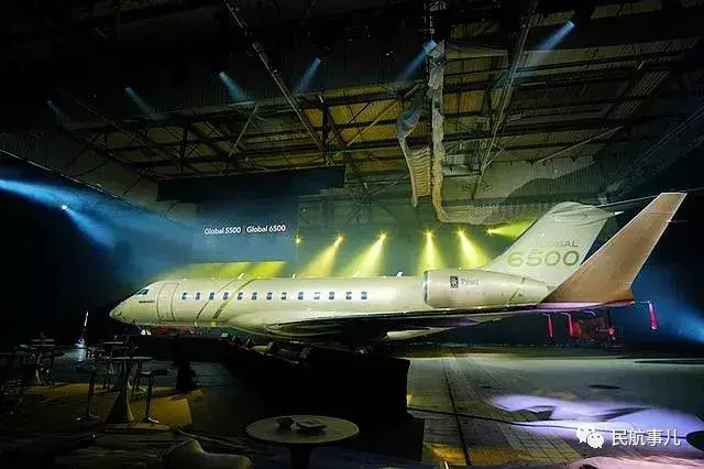 庞巴迪在ebace推出global5500和6500两款新型公务机