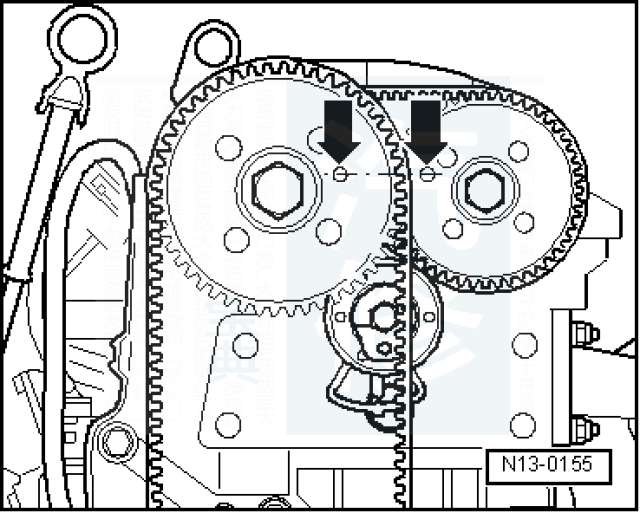 【精华】82张大众车系正时皮带安装示意图