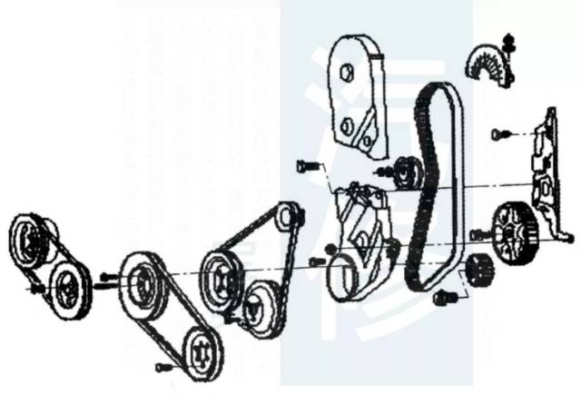 【精华】82张大众车系正时皮带安装示意图