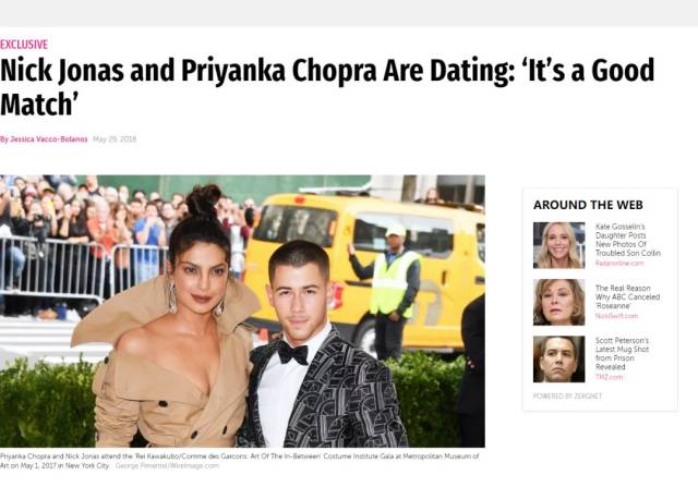 nick jonas|小乔被爆恋上大十岁宝莱坞女星priyanka chopra!