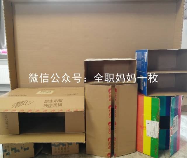 自制手工 | 废旧纸箱制作玩具厨房