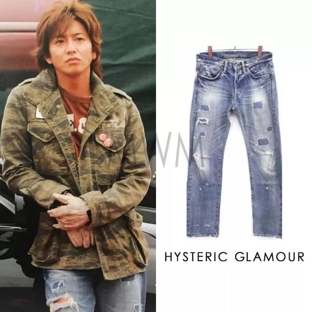 hysteric glamour 也是成立十多年没什么人买,木村拓哉穿了他的牛仔裤