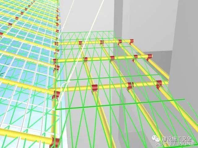 图文解说建筑工程水平挑网的设计节点,太有用了!