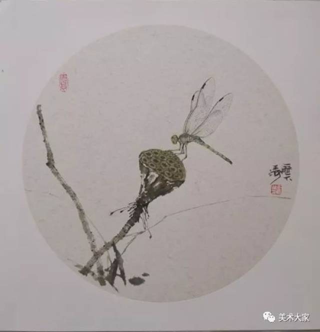 《草虫花卉小品》 尺寸 50×50cm