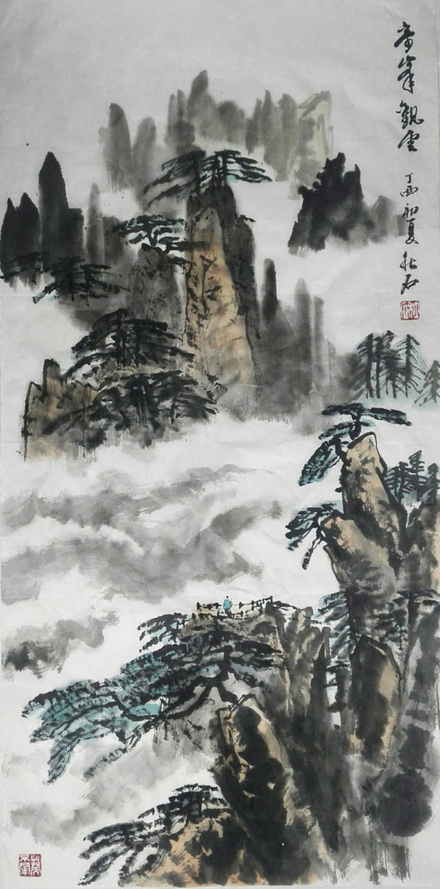 著名画家卢秋石:厚重不失灵动,古拙而不失稚趣.