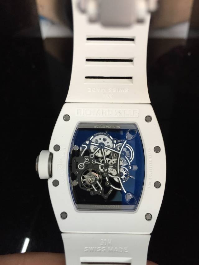 理查德米勒richard mille rm055 白色男士手表