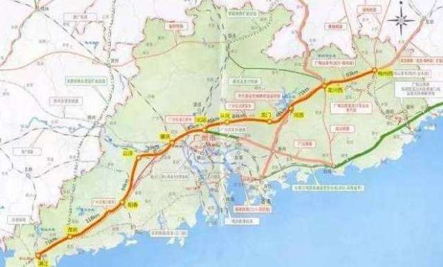 广东省将迎来一条时速350高铁,这三个沿海城市将有大发展
