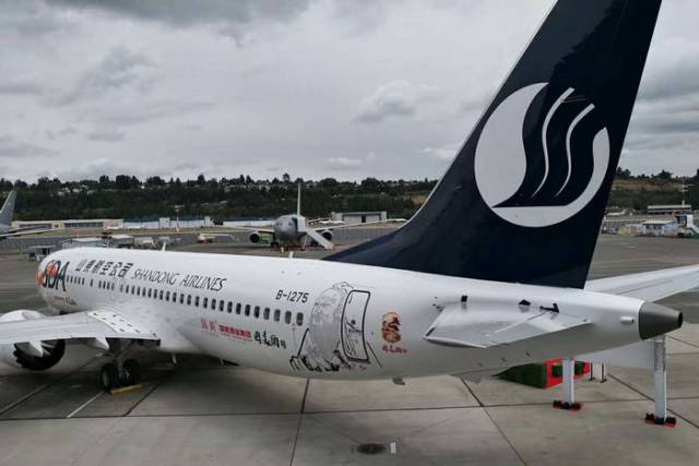 山航波音737座位分布图,山航波音738座位分布图 山航首架波音737max正在归国途中,高清大图先睹为快吧