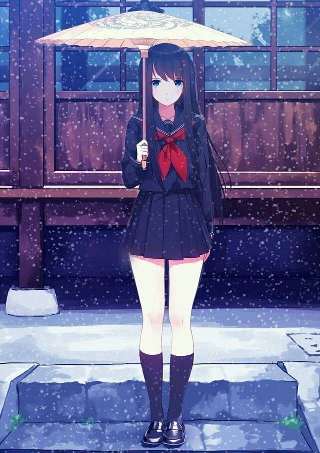 二次元动漫美图,女生校服篇