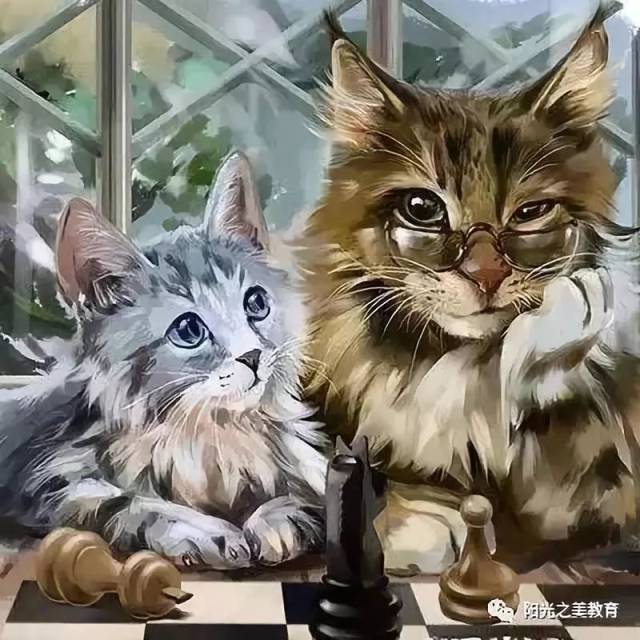 插画师笔下的小猫咪,可萌可酷可霸道