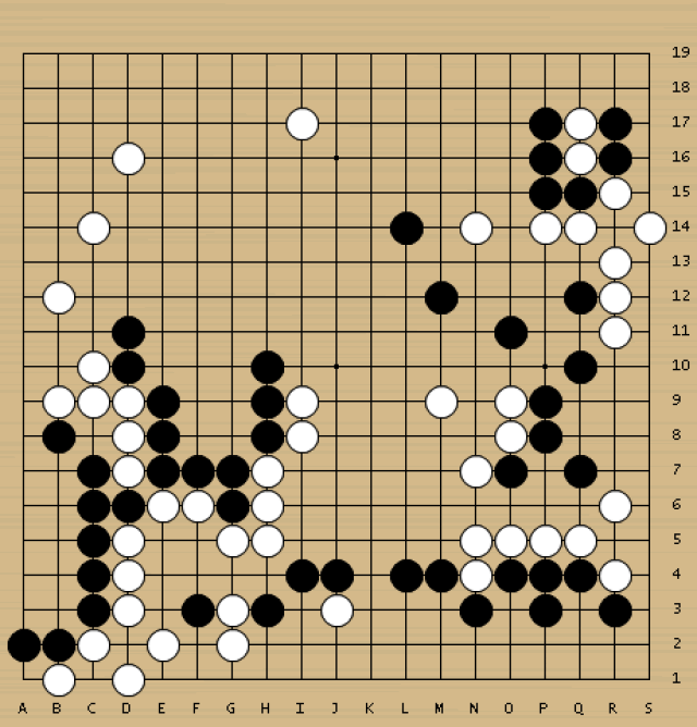 白40跳出,堂堂正正. 黑41,43加强自身的同时有所图谋.