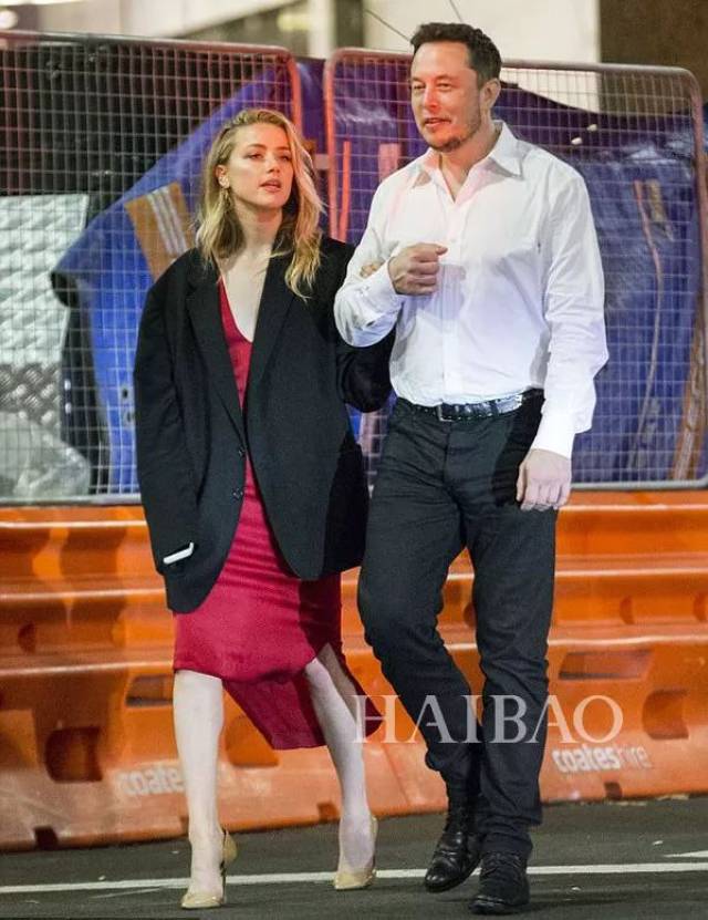 艾梅柏·希尔德 (amber heard) 和男友elon musk在悉尼外出约会