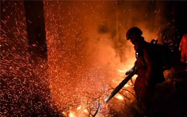 辛苦了!致敬扑火英雄