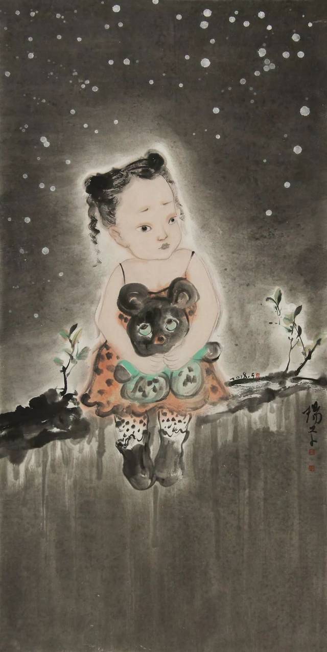 博宝·典藏 | 人物画家杨平 / 心静如水,追求浪漫,率真与诗意