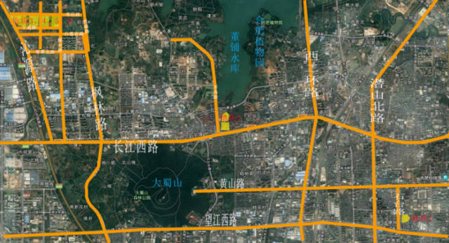 地块3,4,5,6宗地分布在董铺水库旁,这4宗地也是去年挂牌拍卖的,后来因