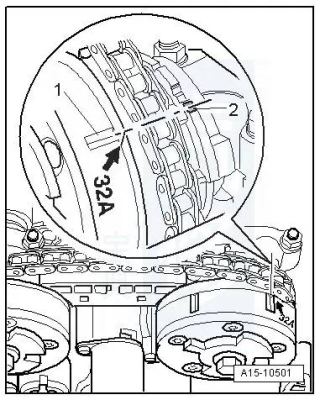 1【精华】110款奥迪发动机正时皮带安装示意图