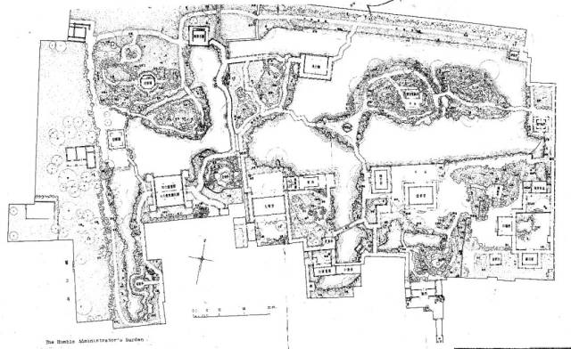拙政园2苏州古典园林分布图1以下整理了南方苏杭以及北方经典园林平面