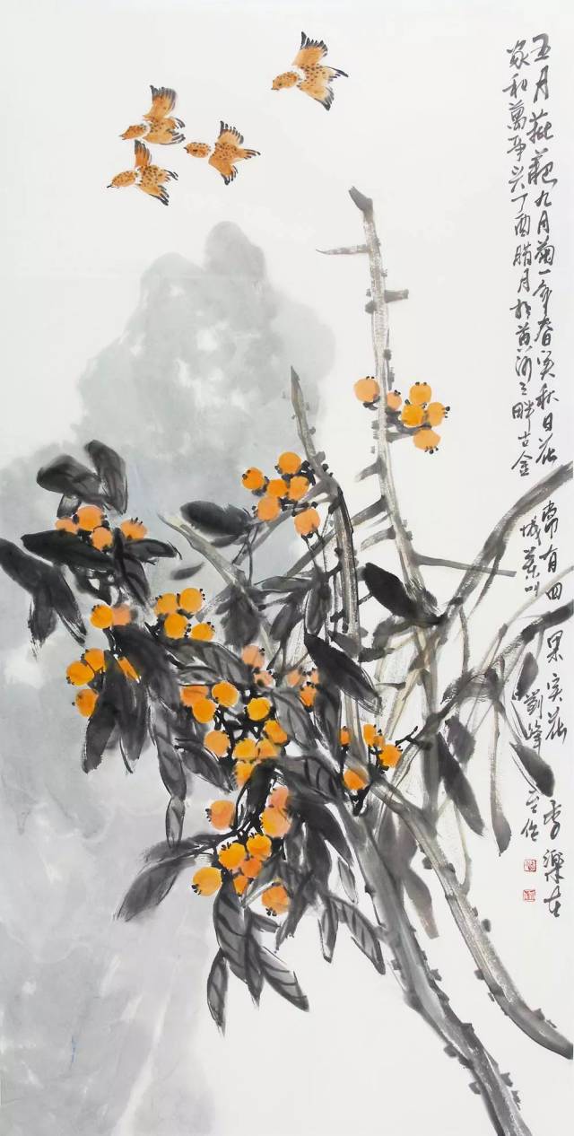博宝·典藏 | 花鸟画家刘峰至 / 灵韵相协,铺陈生动淡雅的自然逸趣