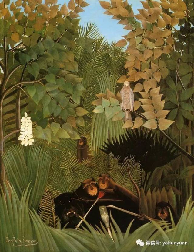 油画风景欣赏——亨利·卢梭