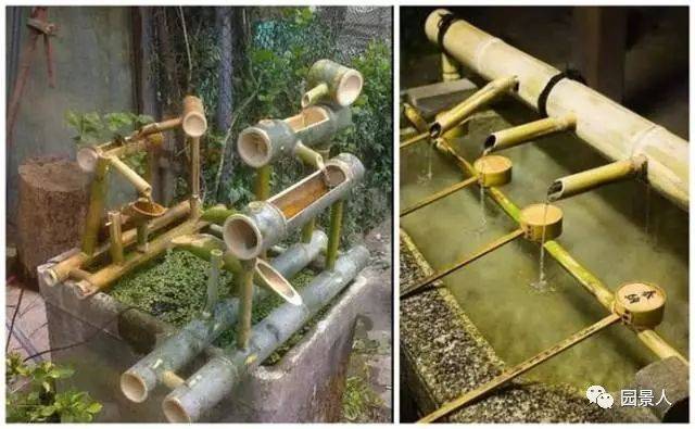 局部景观点缀——竹艺添水装置