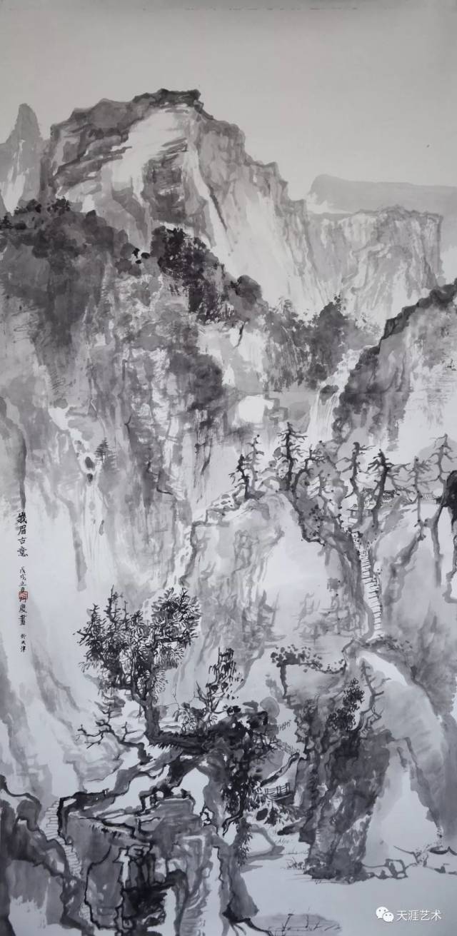 中国画:山水|2018天津美院研究生毕业展作品全集【天涯艺术1087期】