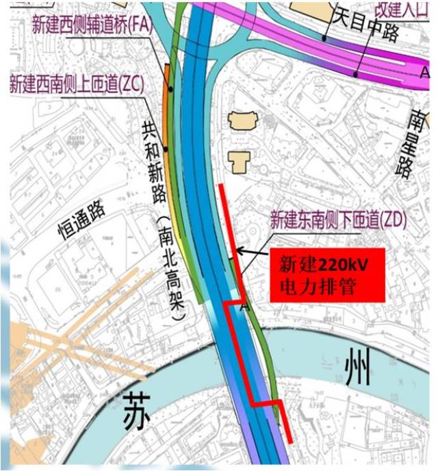 顺利割接"一条线" 天目路立交zd匝道年底具备通车条件