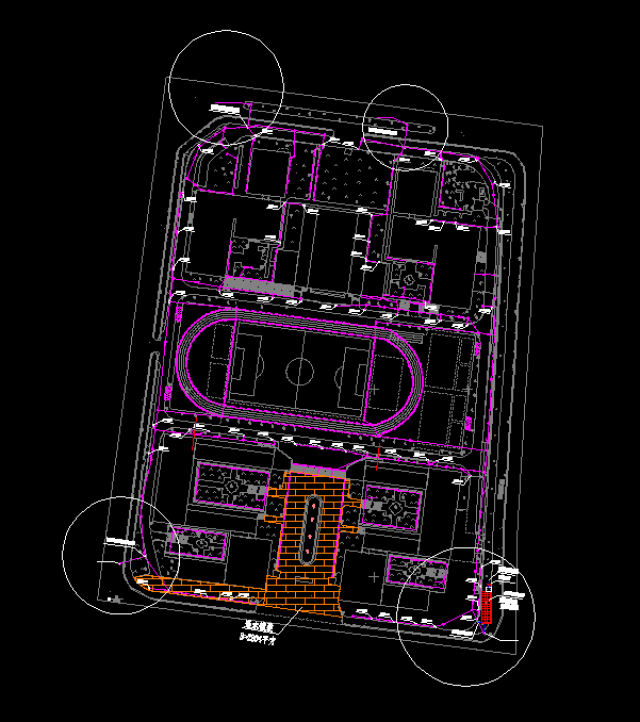 【cad】海绵城市cad施工图