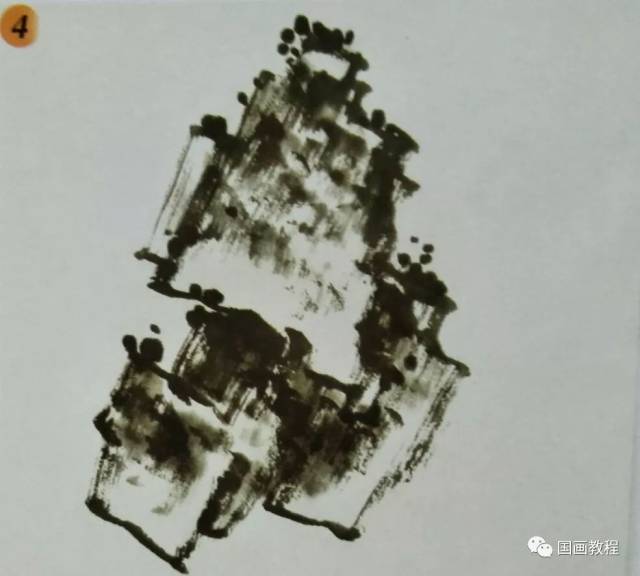 国画山水基础教程—山石的基本皴法