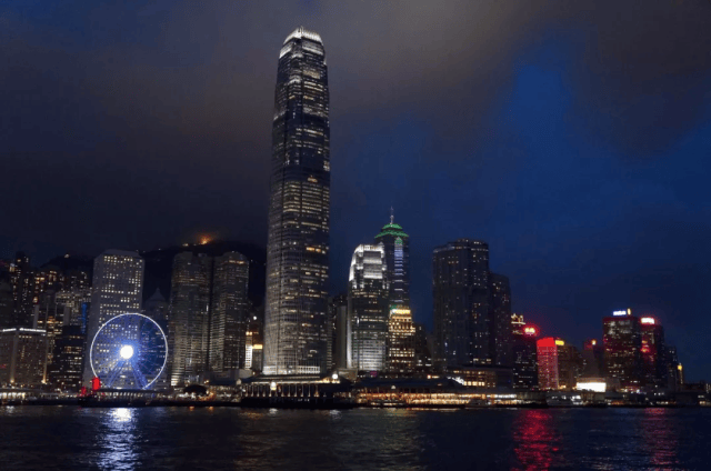 香港维港夜景