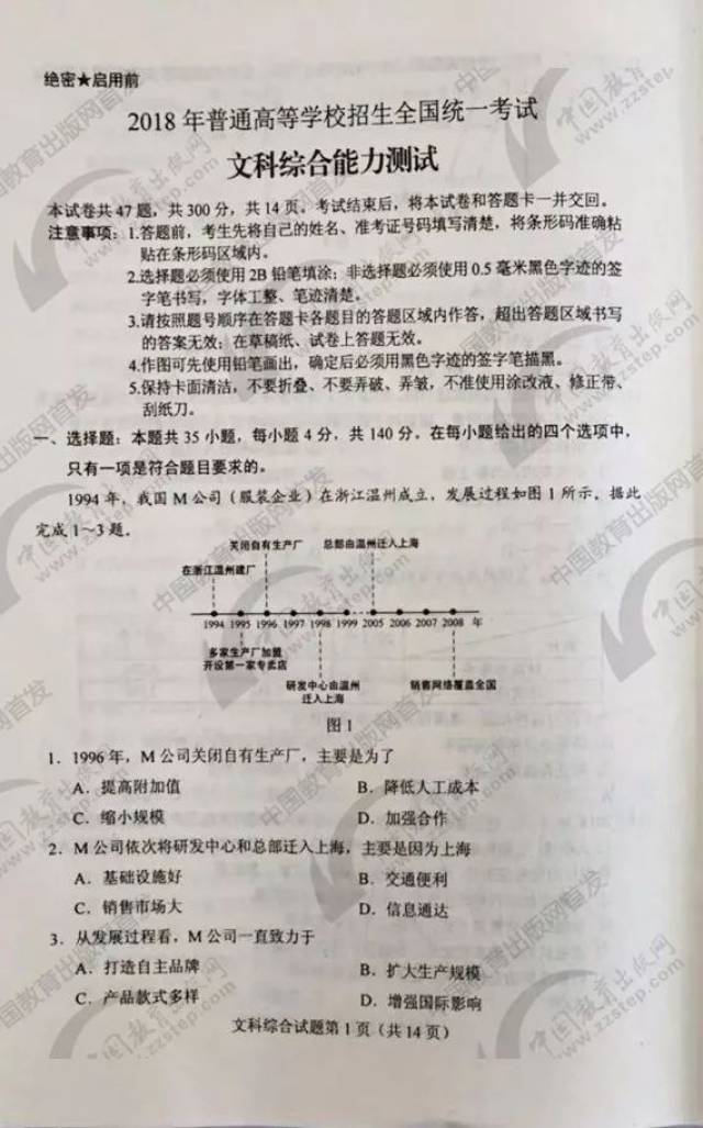 高考结束,2018全国各地高考试卷及答案全网首发