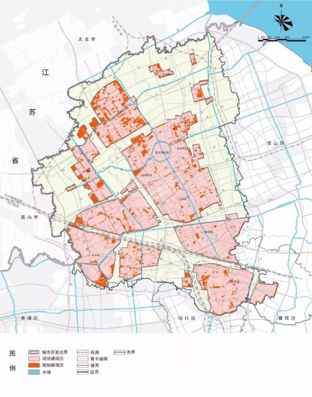 嘉定新城空间布局