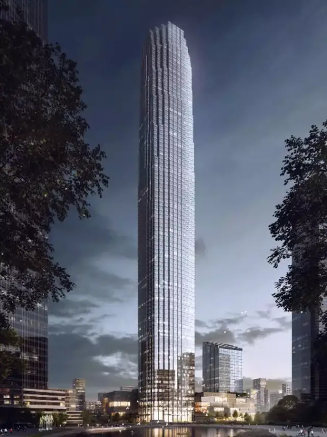 规划建设428米的绿地国金中心(ifc)正在紧张的施工过程中,预计2021年