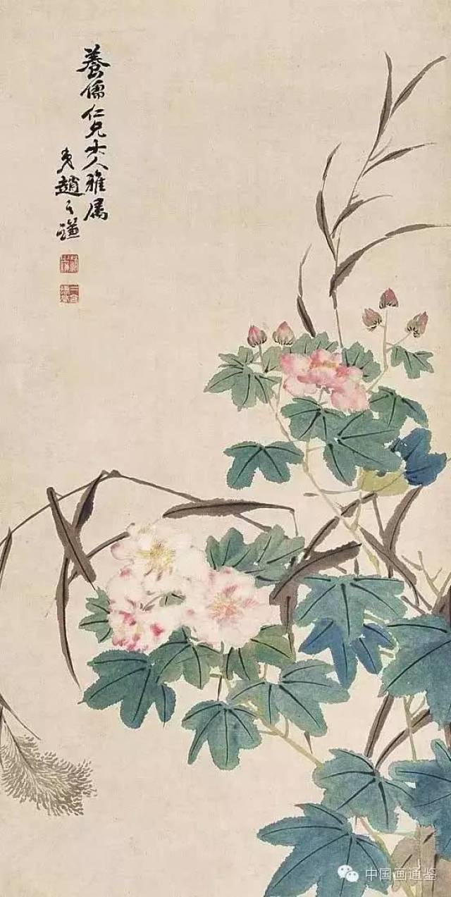 [经典欣赏]海派大师赵之谦的花鸟画:诗书画印融为一体的典范!