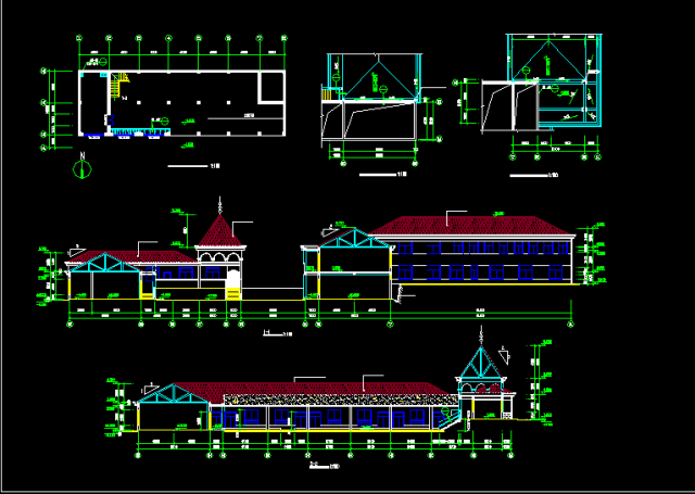 【cad】中学小学幼儿园cad